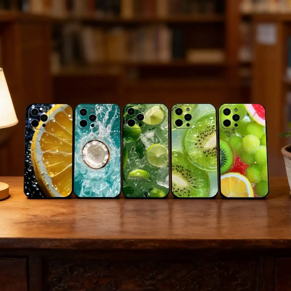 

Cool Summer Phone Case For iPhone 17, 16,15,14,13,12,11 Plus,Pro Max, Others Soft Black Cover