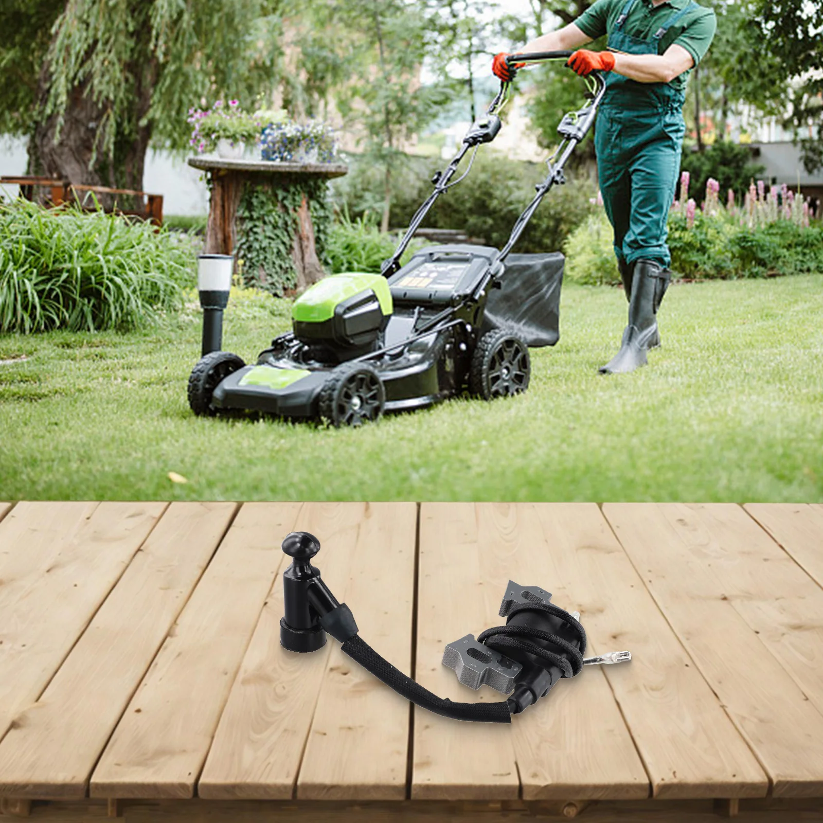 1pc Ignition Coil Compatible With Lawn Mower For 140-218cc Engines For R10000113 Garden Power Tool Accessories