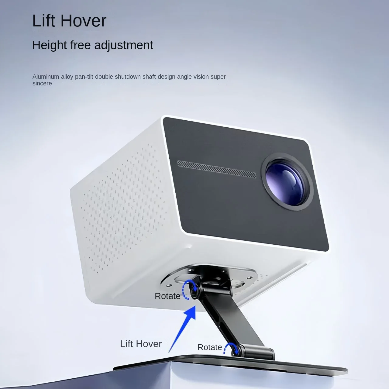 Projector Mount Stand Desktop Table Mobile Projector Removable Adjustable Universal Projectors Bracket Holder Studio Video