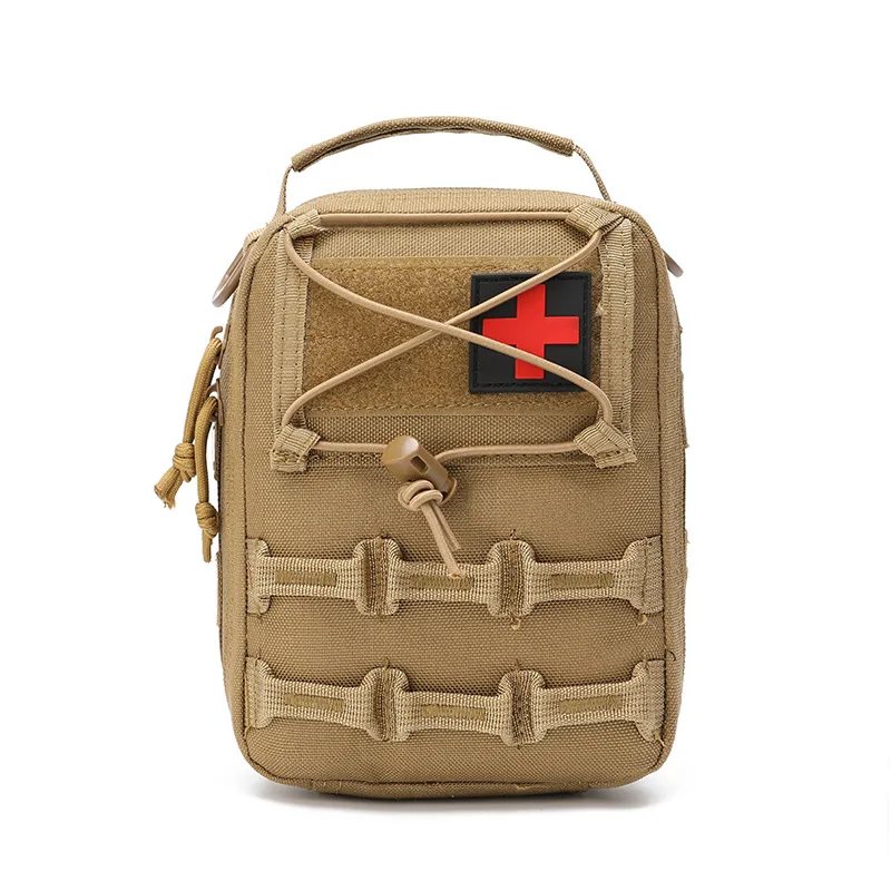 ‌EDC Tactical First Aid Kit - MOLLE Crossbody Sling Bag for Outdoor, Car Emergency & Self-Rescue Tactical Accessory Pack