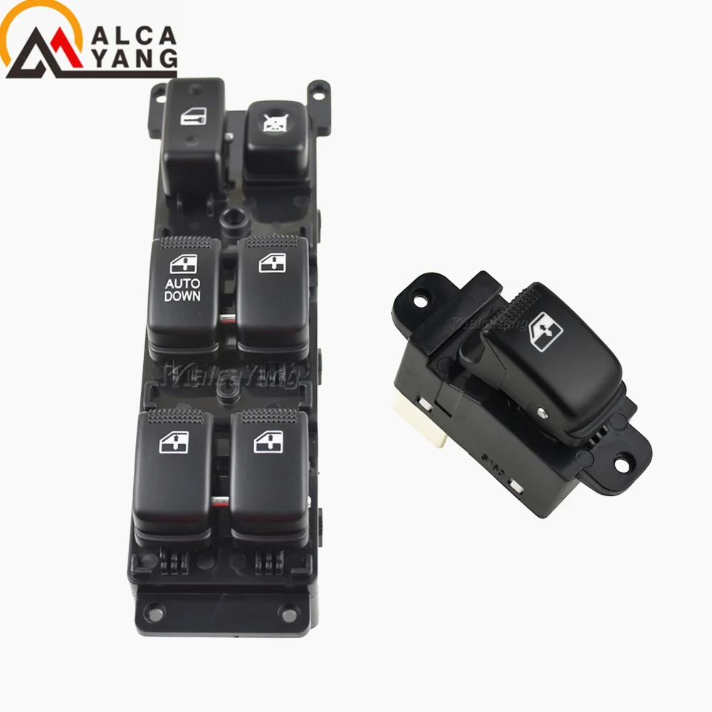 New 14 Pins Front Left Power Window Master Switch For KIA RiO RiO Hybrid 2006-2010 93570-1G110 935701G110