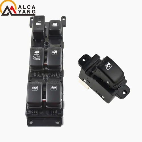 Nuevo interruptor principal de ventanilla eléctrica delantera izquierda de 14 pines para KIA RiO Hybrid 2006-2010 93570-1G110 935701 G110
