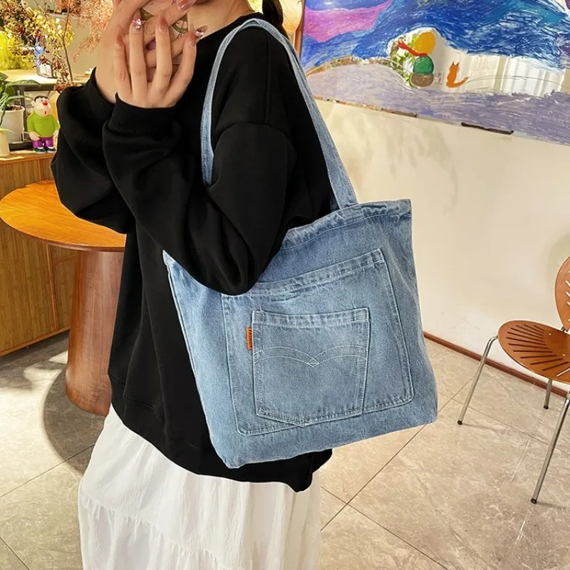 

Daily Essential Leather Ladies Bag High End Paris Style Casual Vintage Tote Trendy Crossbody Shopping Hand Bag