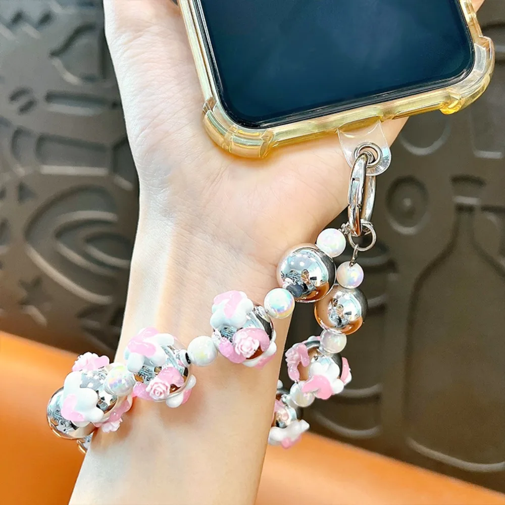 New Luminous Luminous Mobile Phone Chain Acrylic Anti-lost Bag Pendant Multifunctional Car Key Chain