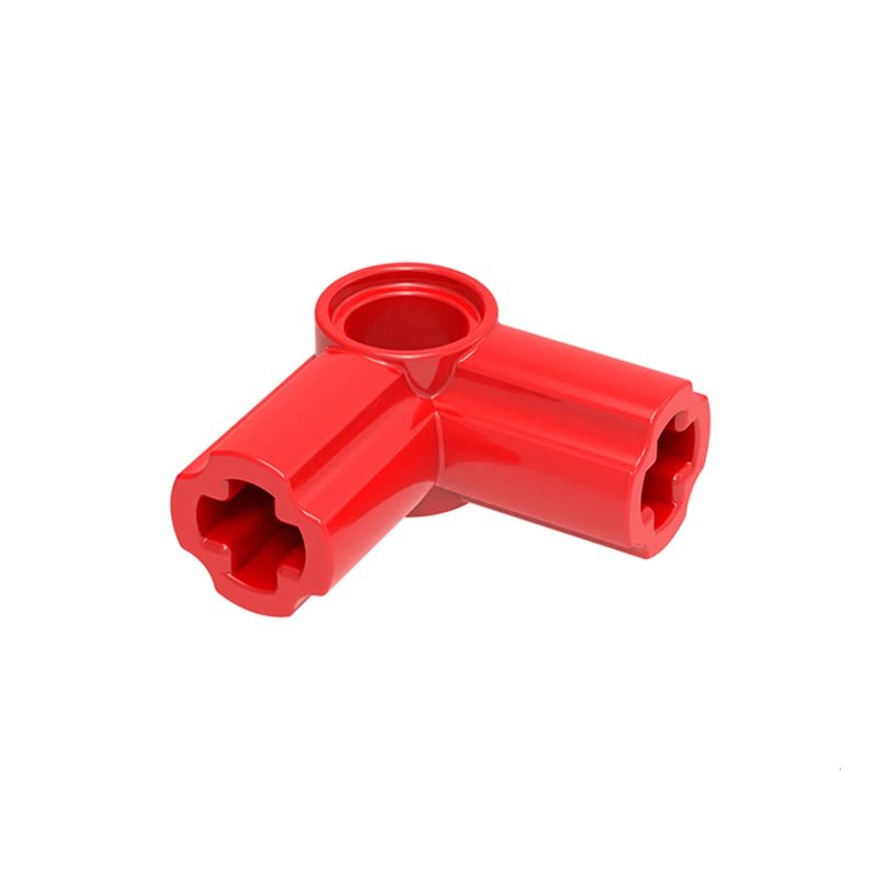 CROSS HOLES W/ DOUBLE,90 Degree Angle SHAFT CONNECTORS Fit with 32014 Self-Locking Bricks Building Blocks Toys Accessories