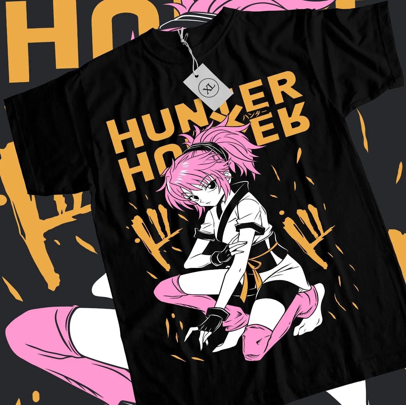 Machi Komachine T-Shirt Hunter X Hunter Gon Killua Kawaii Girl Shirt All Size