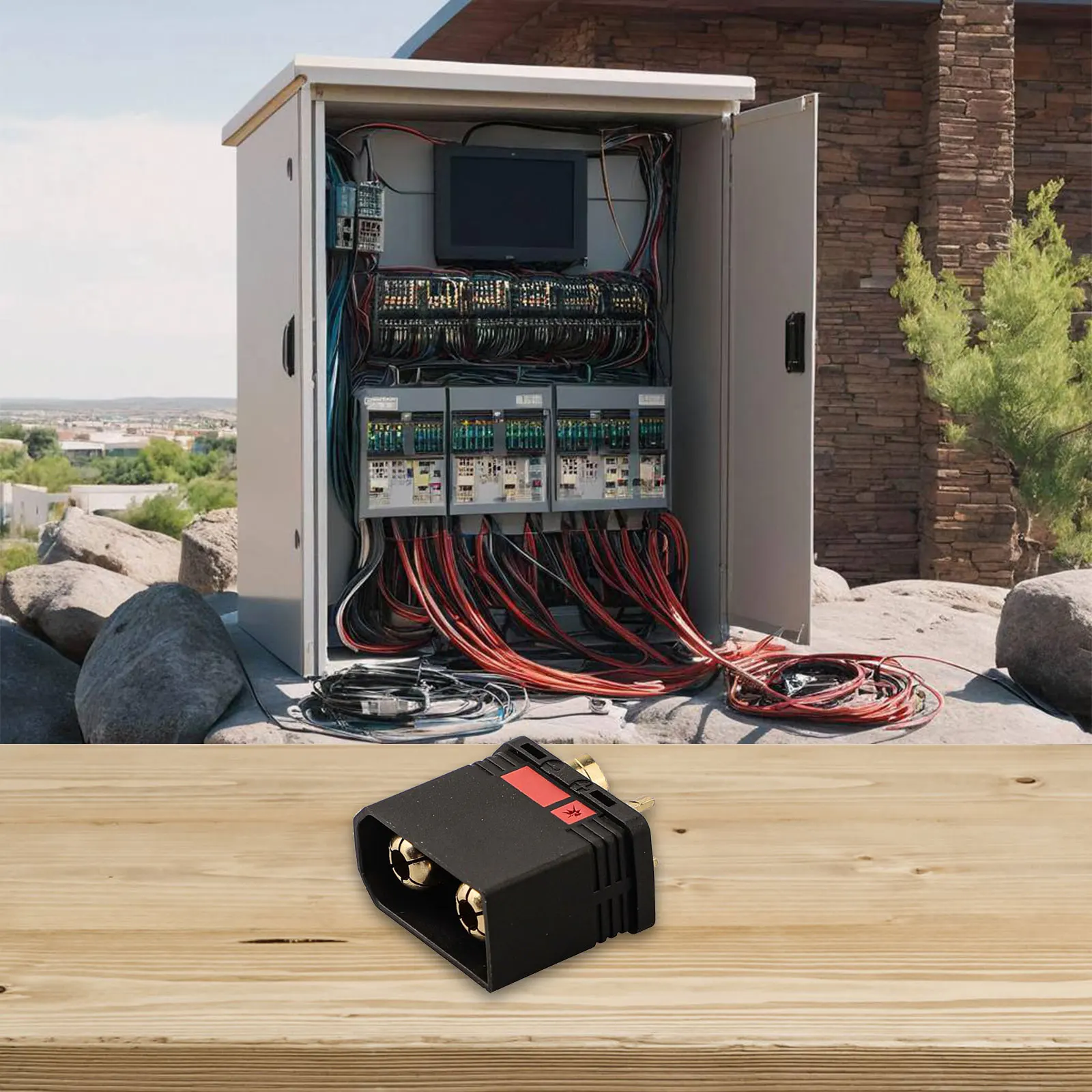 QS8-S Plastic For Battery Connector Kit Compatible with 8 10AWG Cables and Engineered for High Energy Transfer Safety