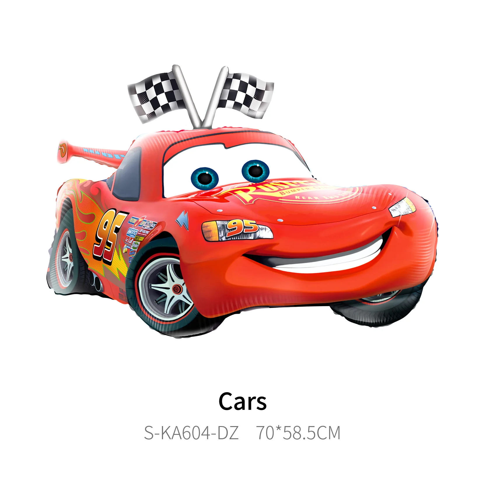 Cartoon Lightning Car Thema Folie Ballonnen Set Nummer 1-9 Ballon Cartoon Auto Happy Birthday Party Decoratie Benodigdheden Party Prop