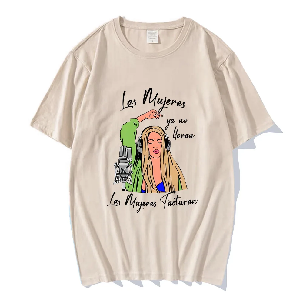 Shakira Singer Printing T-shirts Short Sleeve Cotton Summer Tee-shirt Casual High Quality Comfortable Tshirts Streetwear Women
