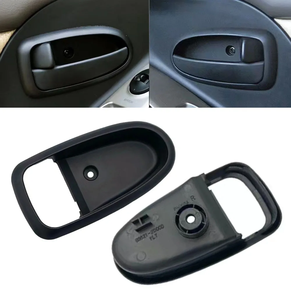 Car Black Interior Door Handle Cover Inside Door Handle Case Housing for HYUNDAI Elantra 2001-2006 82610-2D000 82620-2D000