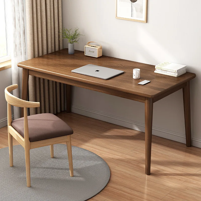 Desk Simple rental house Small apartment  Household long table Desktop computer table Student writing table