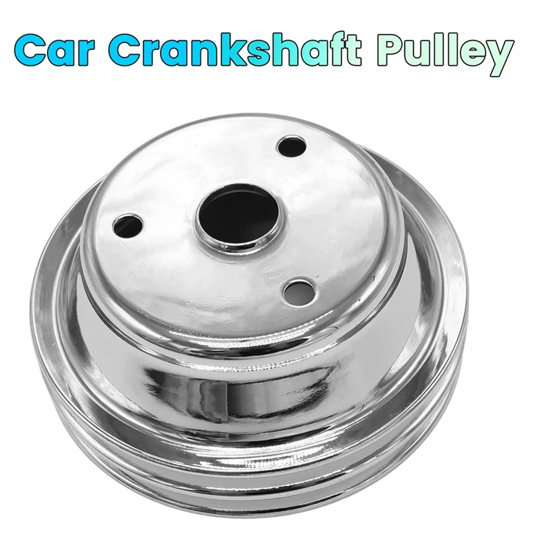 

Precisionn Car Crankshaft Pulley Double-Groove Long Water Pump For Chevy SBC 262 350 400 Car Accessories
