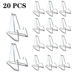 10/20 Acrylic Display Stand Transparent Triangle Commemorative Coin Watch Holder Display Rack For Exhibitions Shelf Home Decor