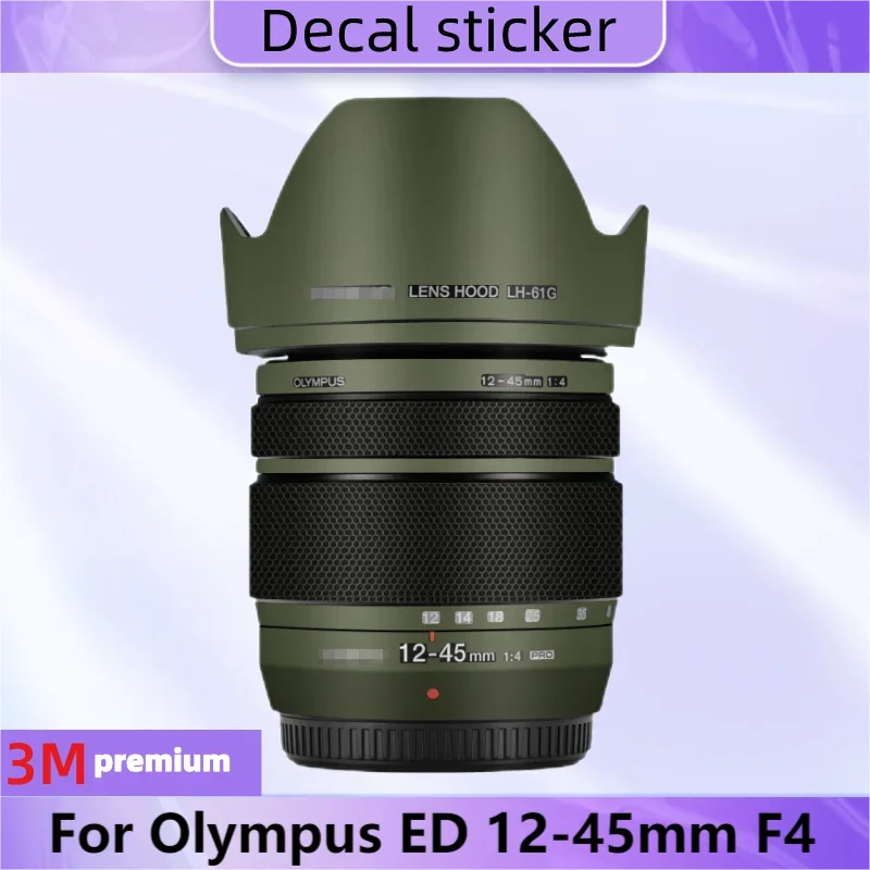 Creatieve Stickers Voor Olympus 12-45Mm F4 Pro Sticker Huid Lens Vinyl Wrap Film Beschermende Jas M.Zuiko Digital Ed 12-45 F/4