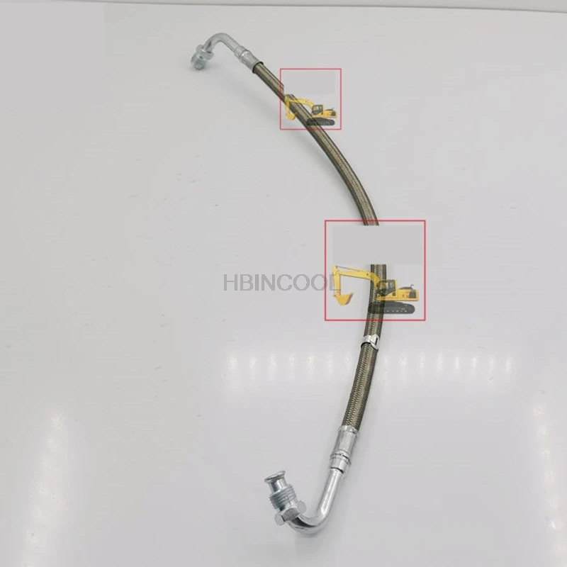 

for Komatsu excavator hook PC300-8 accessories 6745-51-8130 engine turbocharger oil inlet pipe high quality accessories