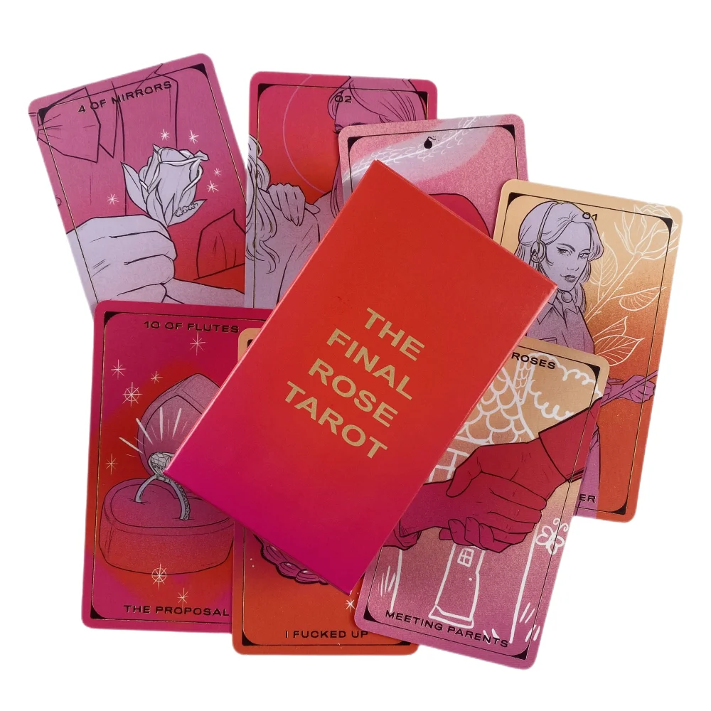 The Final Rose Tarot Cards Game Fortune-telling Oracle Divination Visions Edition Creativity Messages Board Deck