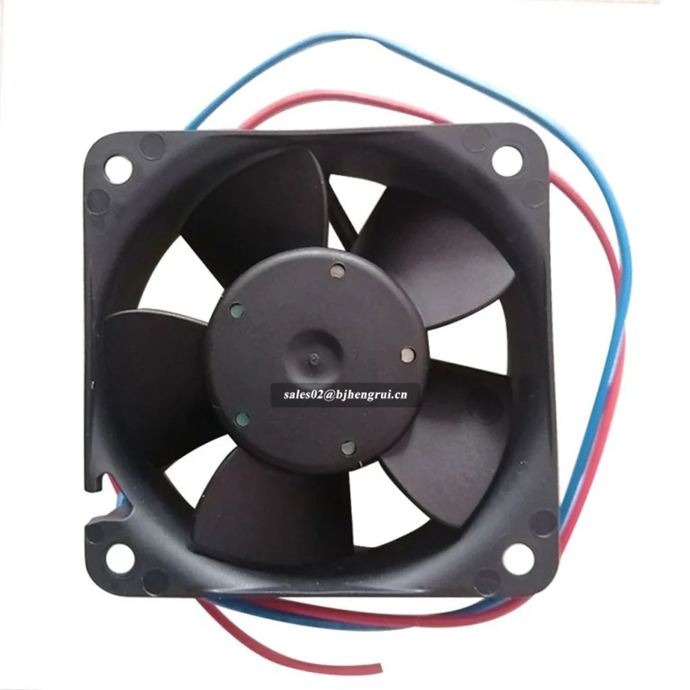 

614NGN 6025 60 x 60 x 25mm 24V DC 6cm 2.1W 0.088A 40m3/ h 5100RPM Ball Bearing Cabinet Small Axial Cooling Fan