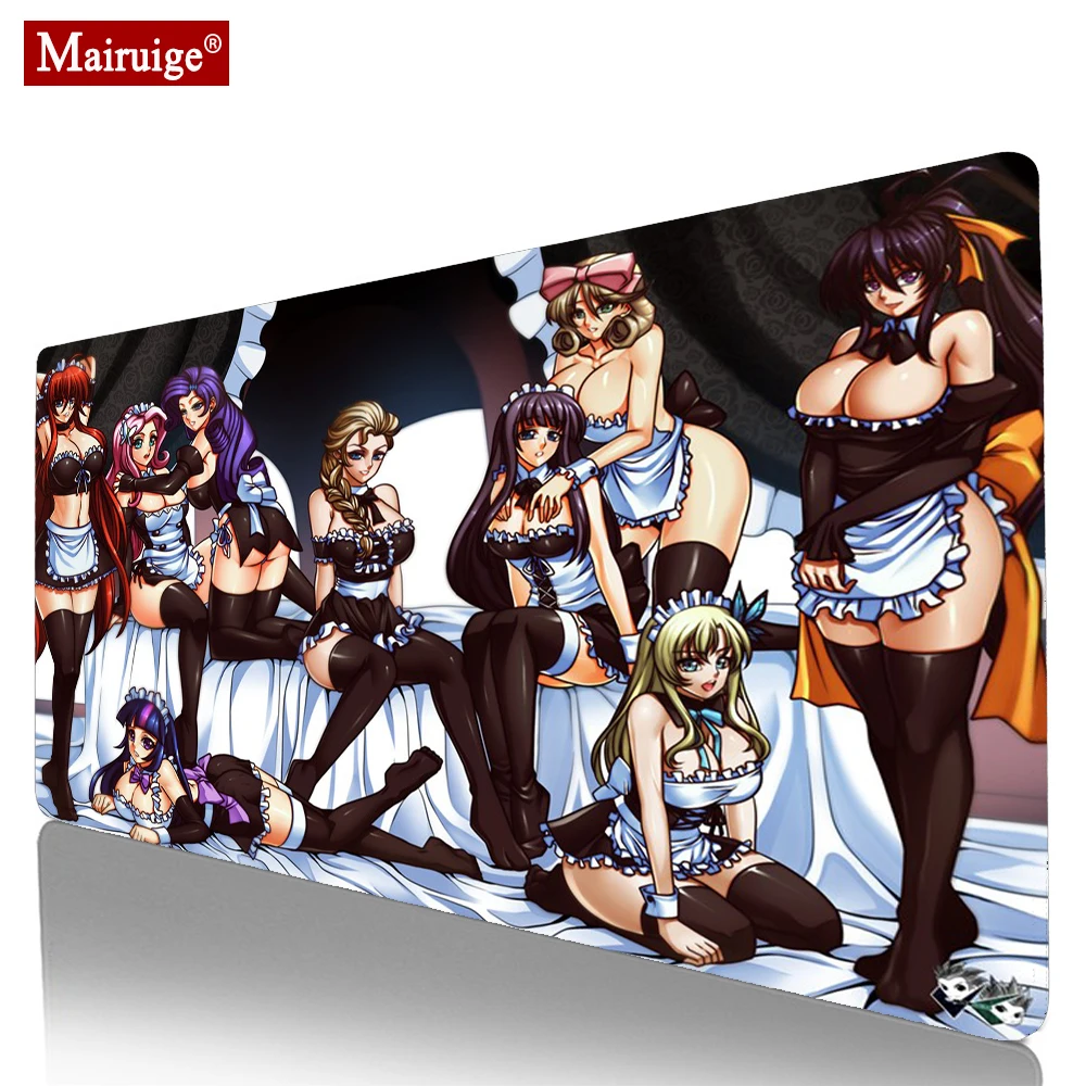 

Maid Harem Mouse Pad Anime Gamer Pc Compute Desk Mat Large MousePad 90x40cm/70x30cm Geming Keyboard Pad for Laptop Table Pads