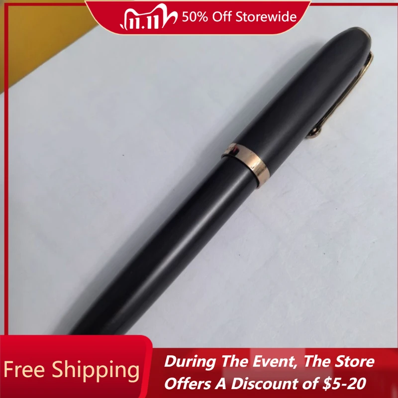 

2025 Hongdian Black Wood Fountain Pen F EF 0.38 0.5 Nib School Supplies Calligraphy Pen Authentic Quality Writing Smooth Gift