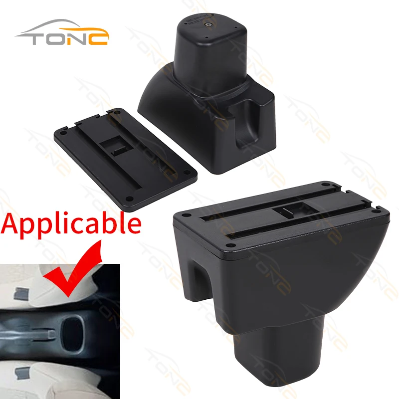 For Honda Brio-s Car Center Console Armrest Storage Box For Honda Brio Armrest with USB Charging Car Accessories