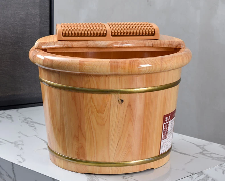 

Ванна для ног Деревянное ведро Бытовая ванна для ног из цельного дерева Деревянная раковина Термоизоляция