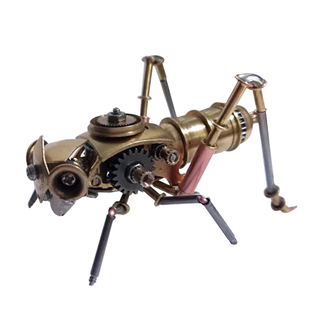 

3D Metal Mechanical Insects Model Handmade Crafts for Home Decor Little Cricket