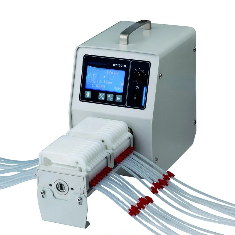 

For Bt100-1L Peristaltic Pump Laboratory Multi-Channel Multi-Pump Head Series Automatic Filling Display Flow