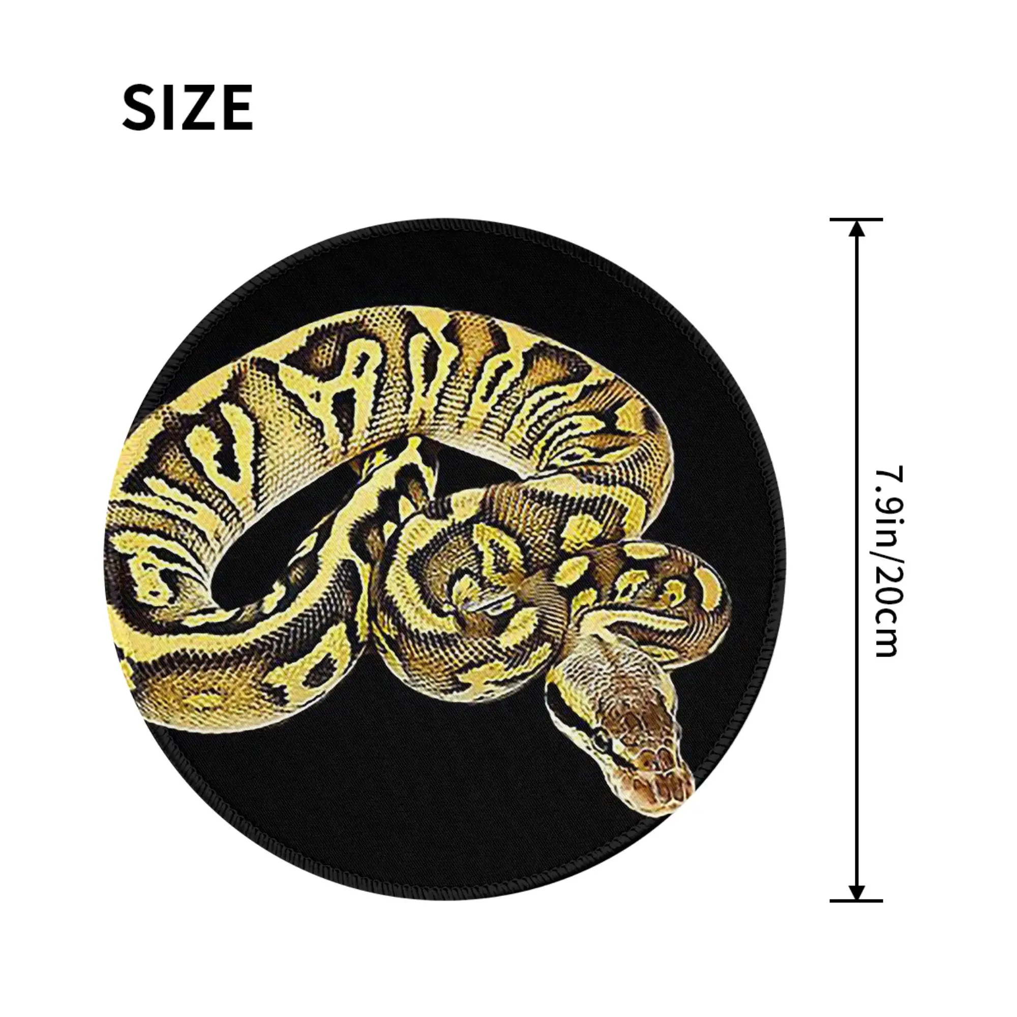 Ball Python pastel leopard Mouse Pad Computer Keyboard Mouse Mat Gamer PC Laptop Desk Mat Office Accessories Table Mats