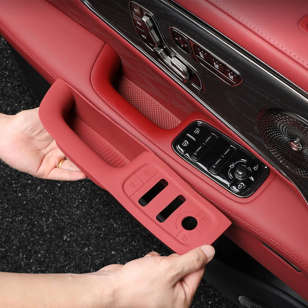 4 Pcs Fit For GEELY ZEEKR 8X 2026 2027 Silicone Pad For Door Handle Automotive Supplies Window Lift Button Panel Protective Pad