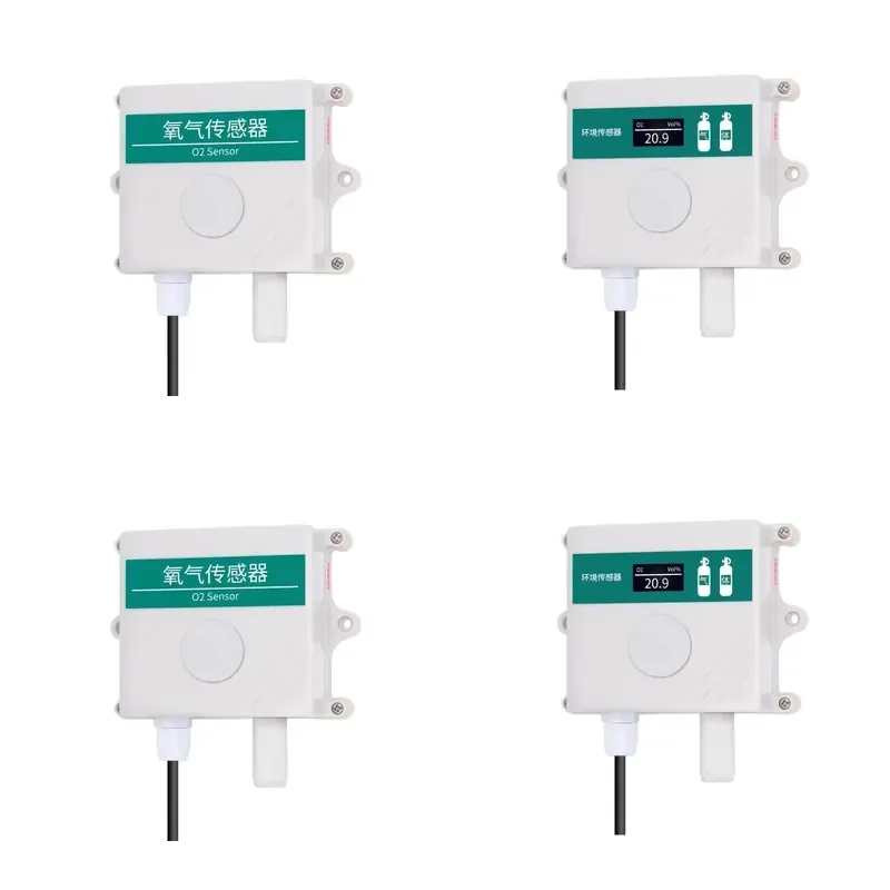 High Precision Light Emitting Diode Display Oxygen Concentration Sensor for Environmental Monitoring 0-25% Vol Range 0-5v