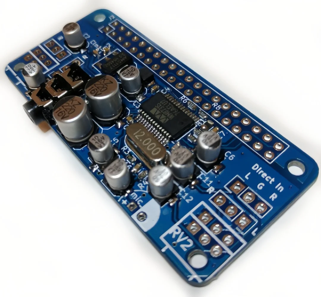 Audio Injector PPI0, tarjeta de sonido para Raspberry Pi HIFI DAC HAT, tarjeta de Audio HIFI DAC, placa de expansión para Raspberry Pi Zero etc.