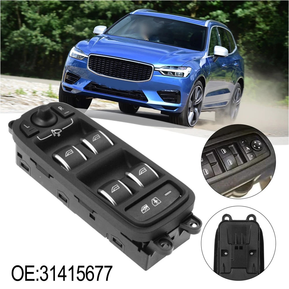 Car Window Control Power Window Switch Power Window Switch Replacement Accessory Black Engineered For Longevity