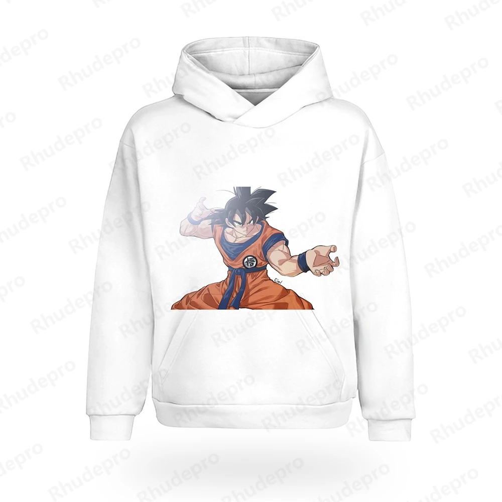 

Men Boy Clothing Streetwear Dragon Ball Goku Anime Mens Hoodie Children New Tops Trend Super Saiya Shirts Oversized Y2k 2024