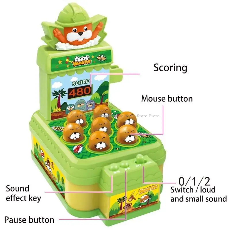 Interactive Whack juego que aprende juguete desarrollo temprano activo para niños