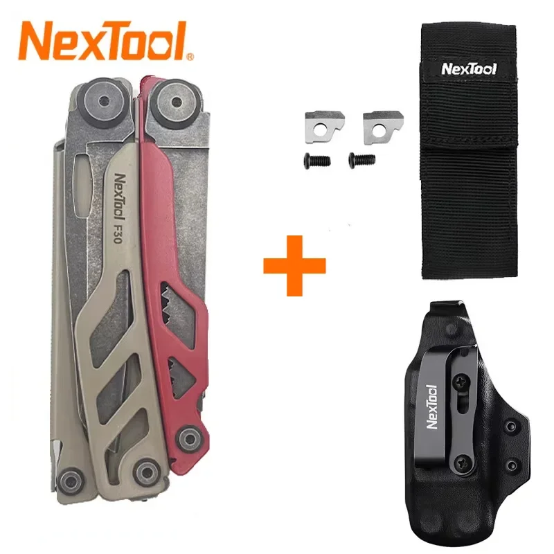 NexTool Flagship Pro Multitool Tang met Kydex-hoes, 16-in-1 Multitool, opvouwbaar, draagbaar, zakmes, multifunctionele schaar
