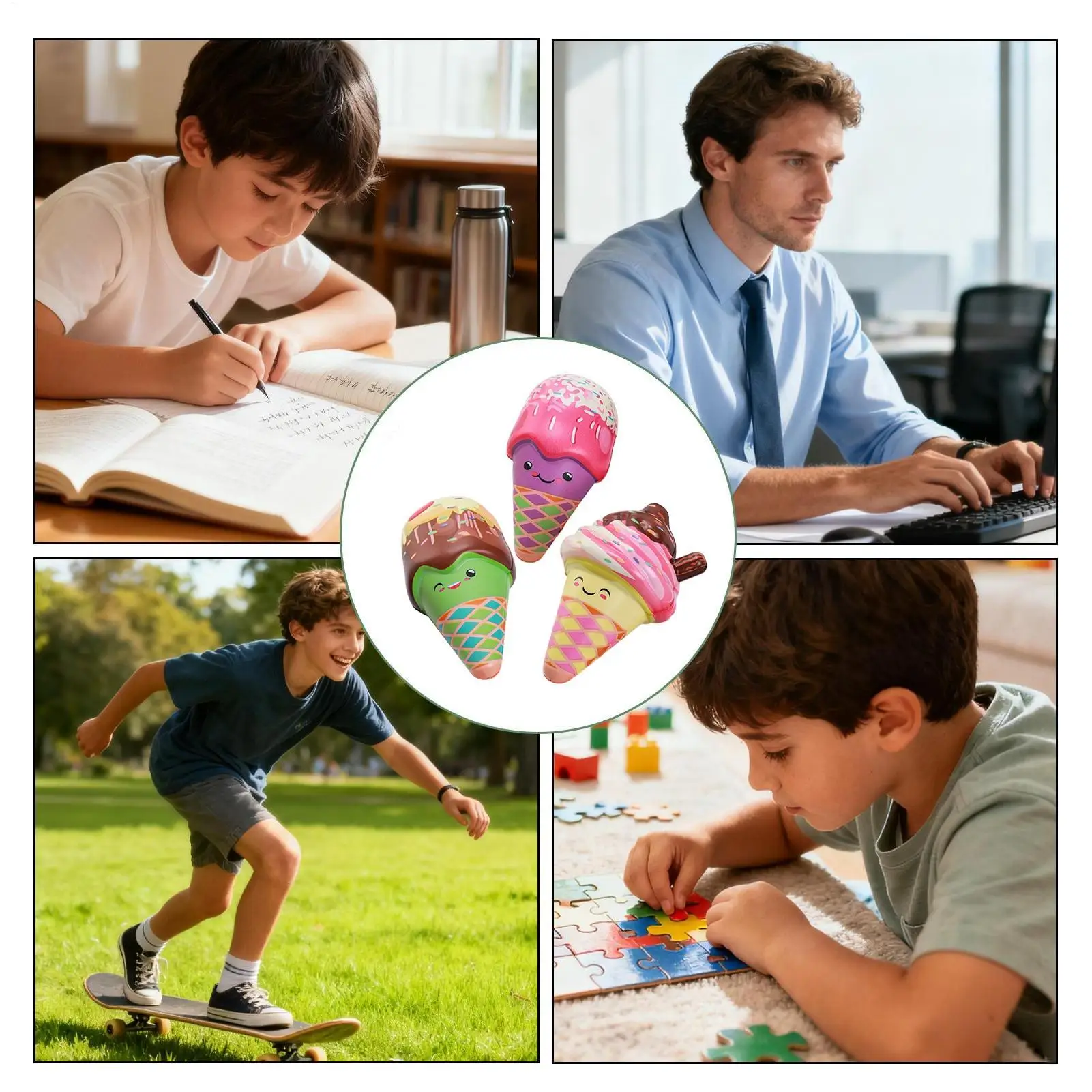 

Мягкие игрушки-антистресс для детей: реалистичные, забавные, милые, в виде мороженого. Идеально подходят для вечеринок, а также для взрослых, семьи, друзей, подростков и молодежи.