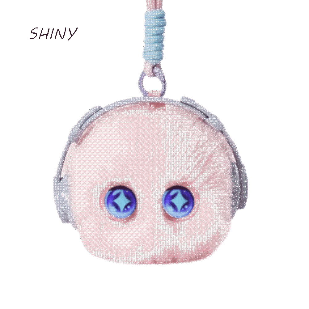 66 Languages Interactive AI Plush Companion Pendant Emotional Support Plush Cute Design AI Cat Keychain Soft Plush Desk Buddy