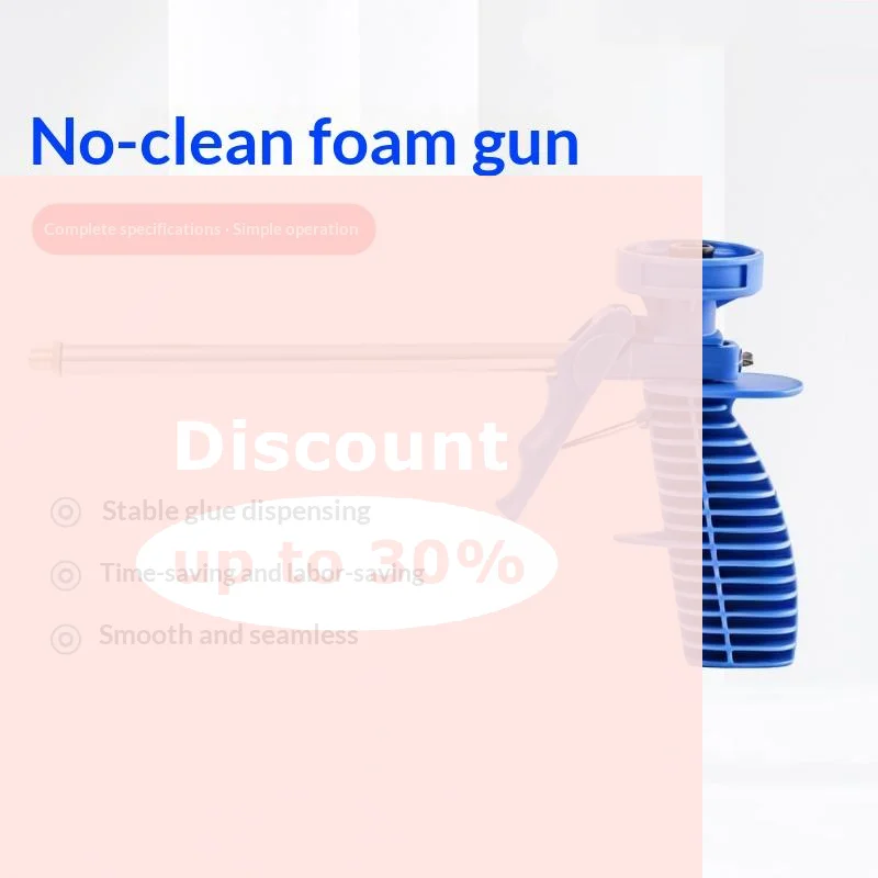 Professional Polyurethane Foam Expanding Spray Manual Tool Comfortable Grip for Home DIY Caulking Crack Filling Construction Jo