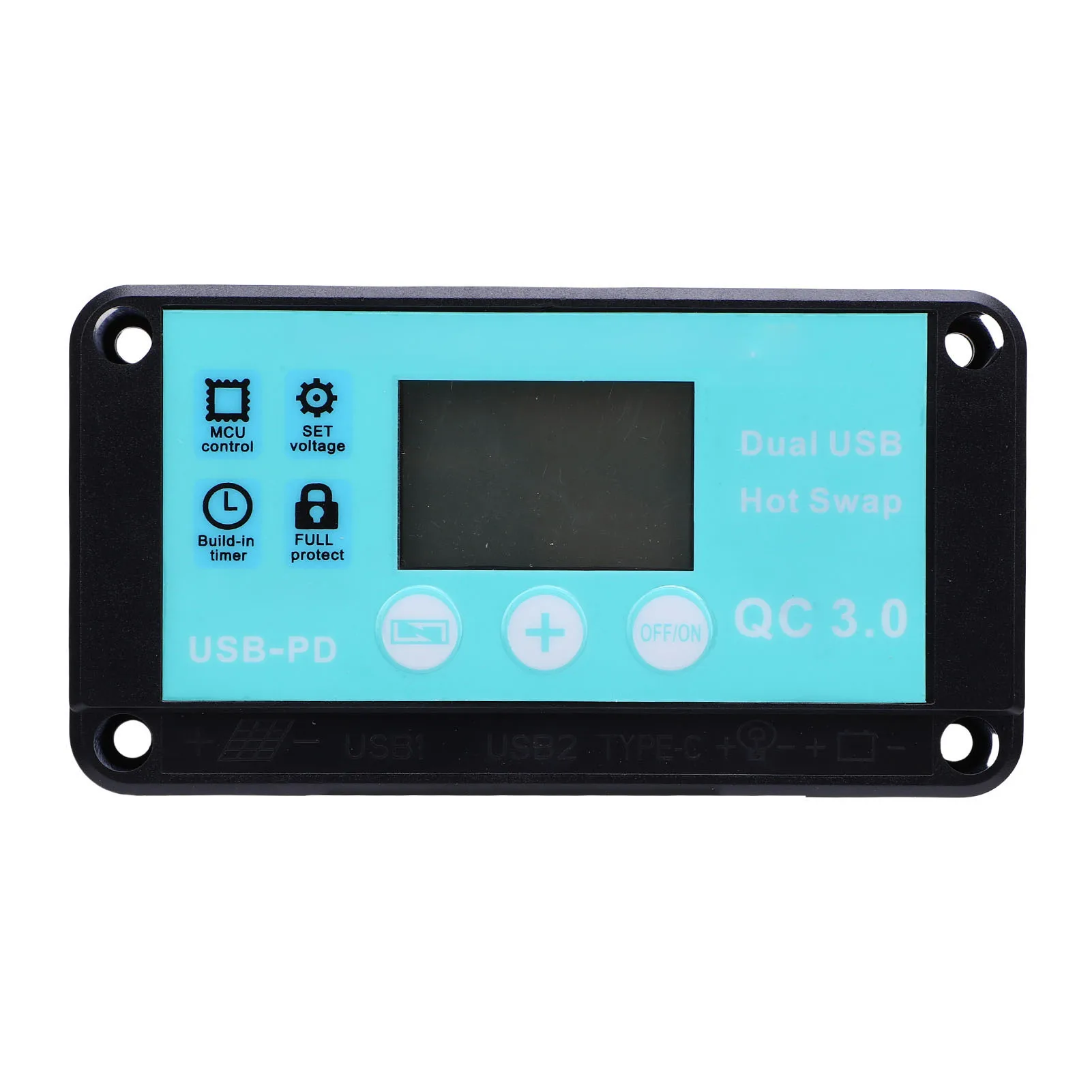 Solar Panel Controller Kit 100W Aluminum Frame Solar Panel Charger and 12V 10-50A Charge Controller for RV Car Boat