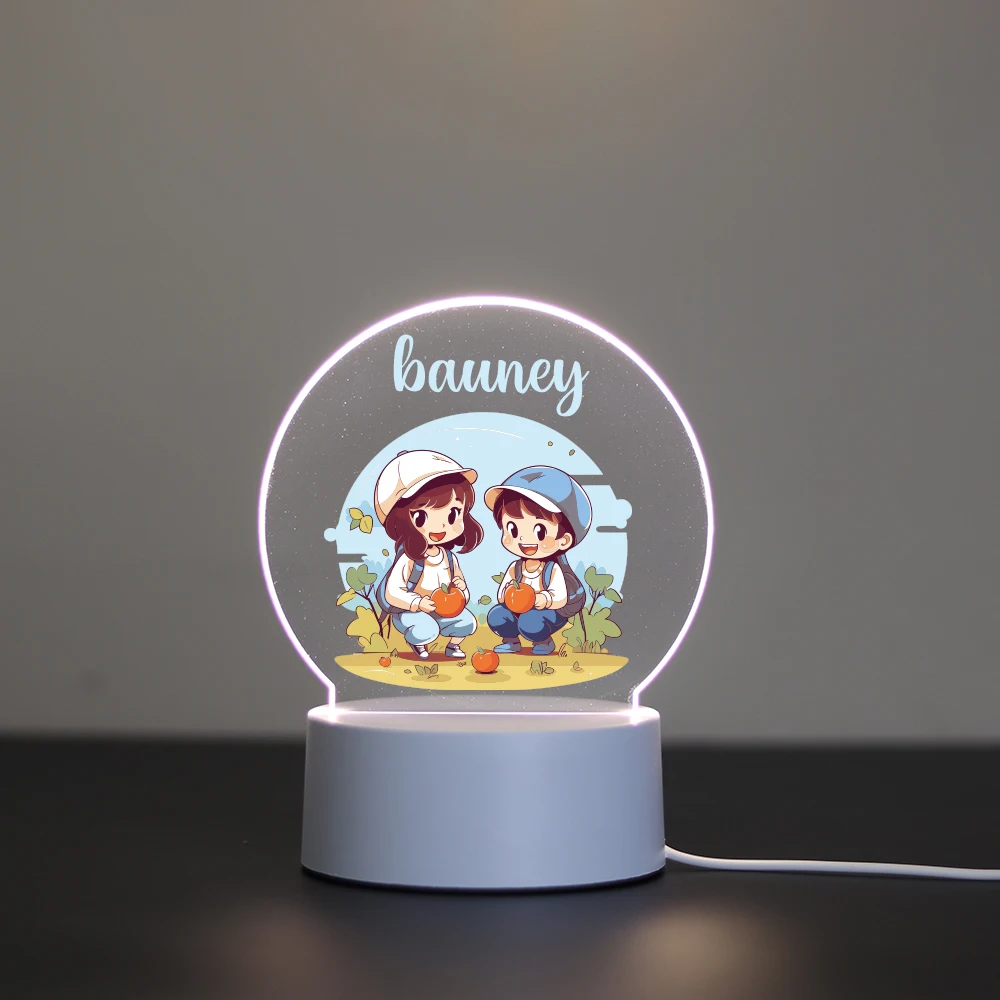 1 USB night light boys and girls Customized Name: Lantern Night Light Multi functional gifts for friends and girlfriends