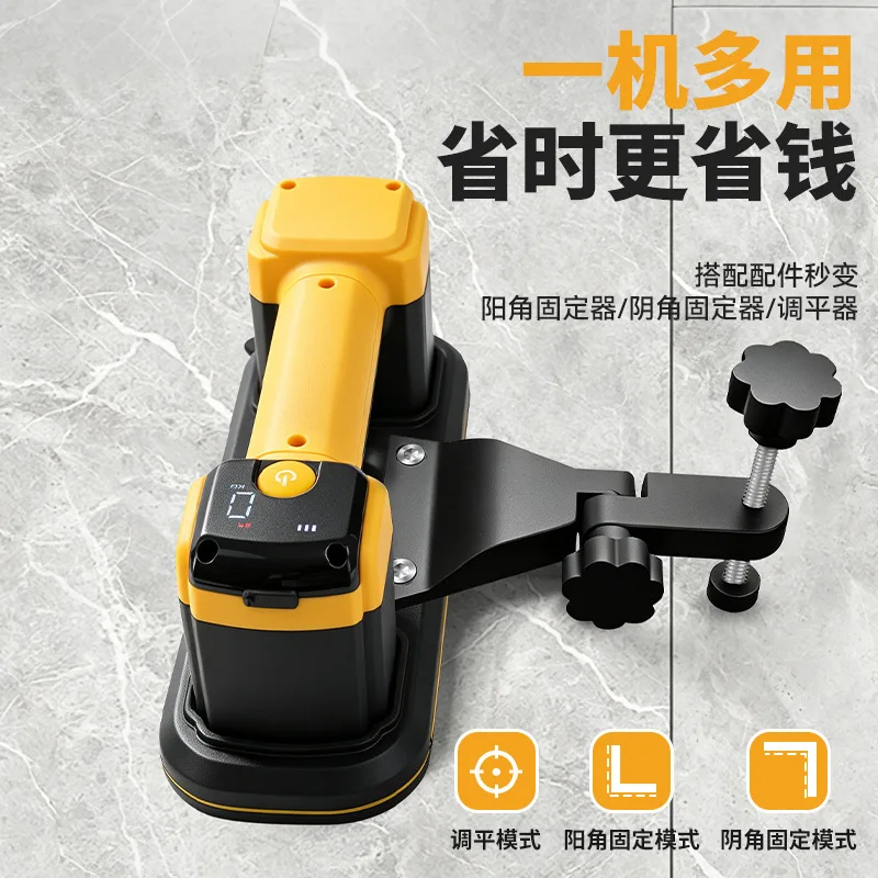 120KG Electric Vacuum Suction Cup Smart Automatic Air Replenishment Vacuum Lifter for Glass Tile Lifting Construction Tools