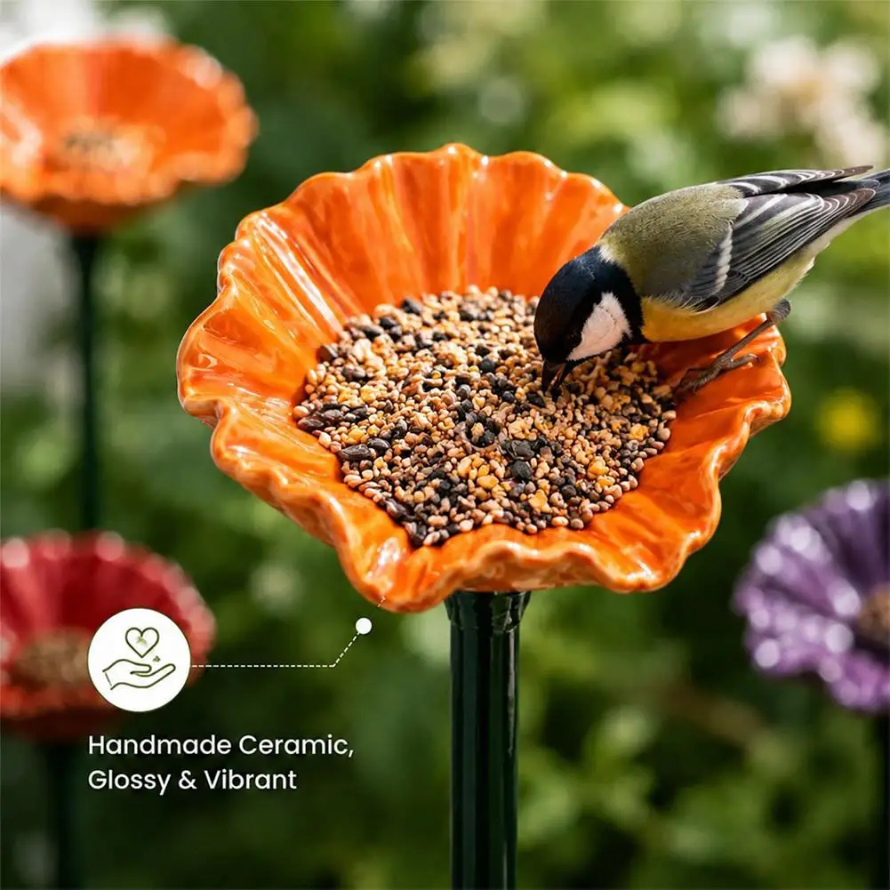 Bienen-Wasserstation, Bienenbad für Garten und Außenbereich-Dekoration |   Metall-Bienenwassertränke mit Blumendesign, Schmetterlings-Bienenbadewanne