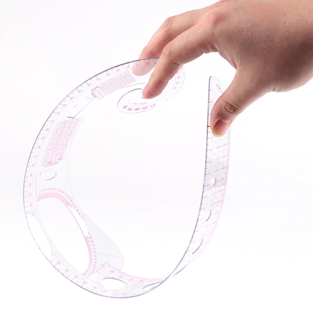 Portable Sewing Tools Soft Plastic Shaped Curve Measure Tailor Ruler Styling Design Lightweight Parts Gauging Survey