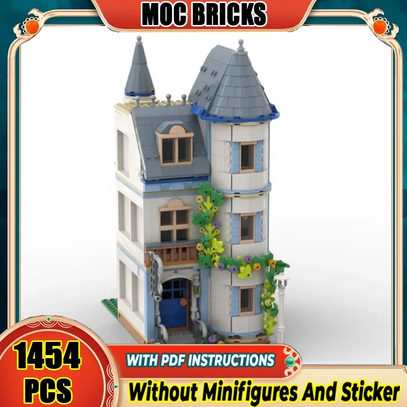 

Modern Fortress Model Moc Building Bricks Modular Castle BnB Technology Modular Blocks Gifts Christmas Toys DIY Sets Assembly