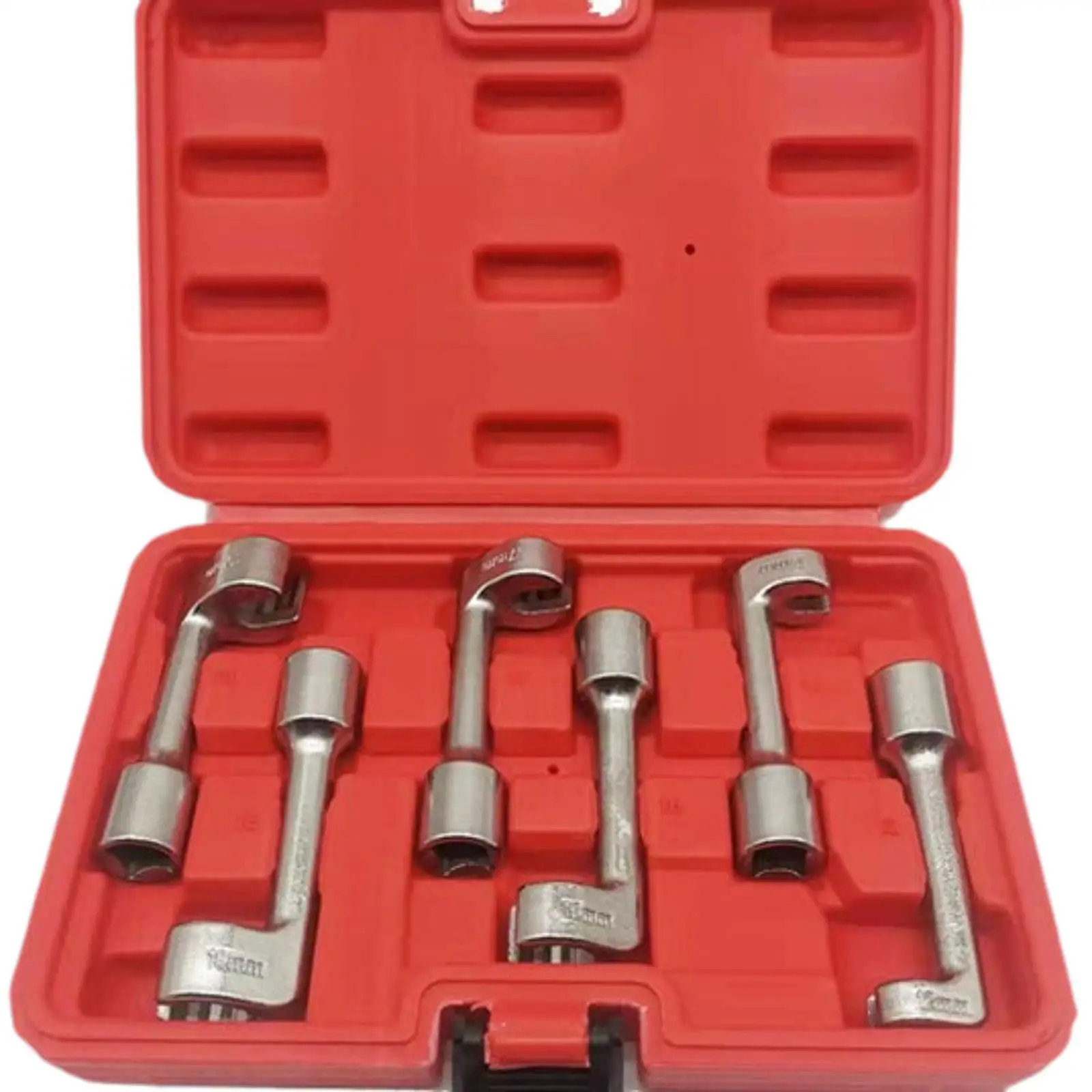 6 Pieces L Type Diesel Injector Line Wrench Set 1/2