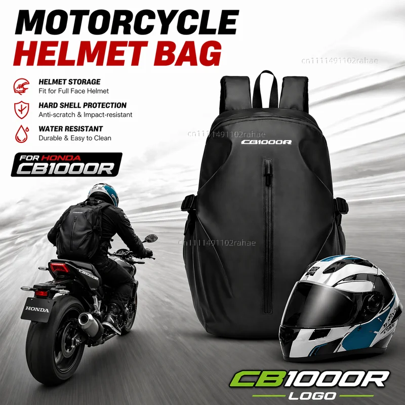 

Knight Backpack Motorcycle Helmet Bag Travel Equipment Waterproof Large Capacity For HONDA CB1000R CB 1000R 2009-2014 2015 2016