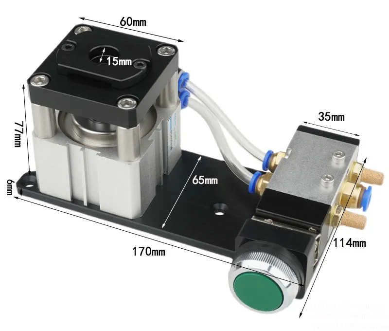 Round hole punching machine 8MM/15MM pneumatic edge banding punching machine woodworking edge banding 0.4-0.6Mpa