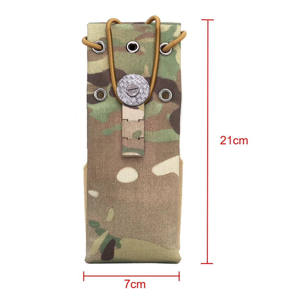 Tactical Molle Radio Walkie Talkie Pouch, Saco de cintura para MPU5 PRC163 152 148, Interphone Coldre, Outdoor Hunting Vest Acessórios