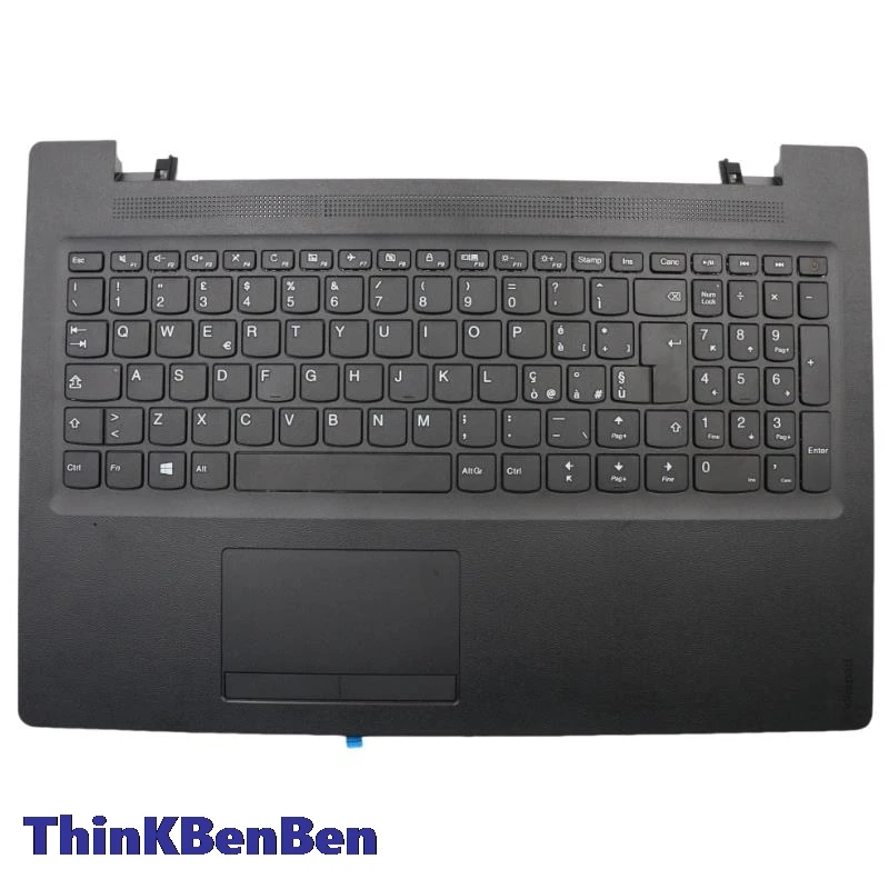 IT Italian Black Keyboard Upper Case Palmrest Shell Cover For Lenovo Ideapad 110 15 15ACL 15AST 5CB0L46287