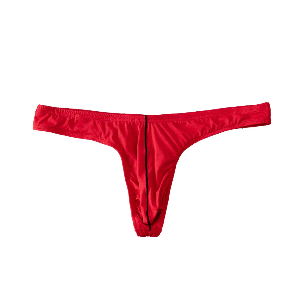Mens Thongs G String Underwear Briefs T Back Underpants Pouch Breathable Panties Breathable Bottoms Brief Boys' Underwear